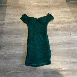 Windsor store green mini dress